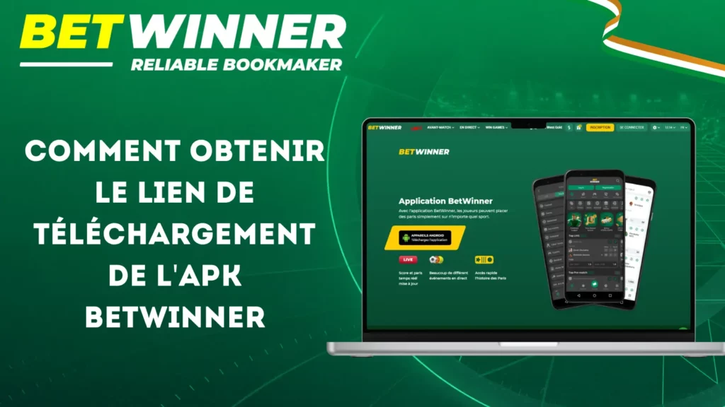 Comment obtenir le lien de téléchargement de l'APK Betwinner