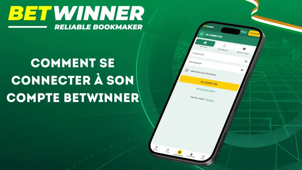 Comment se connecter à son compte Betwinner