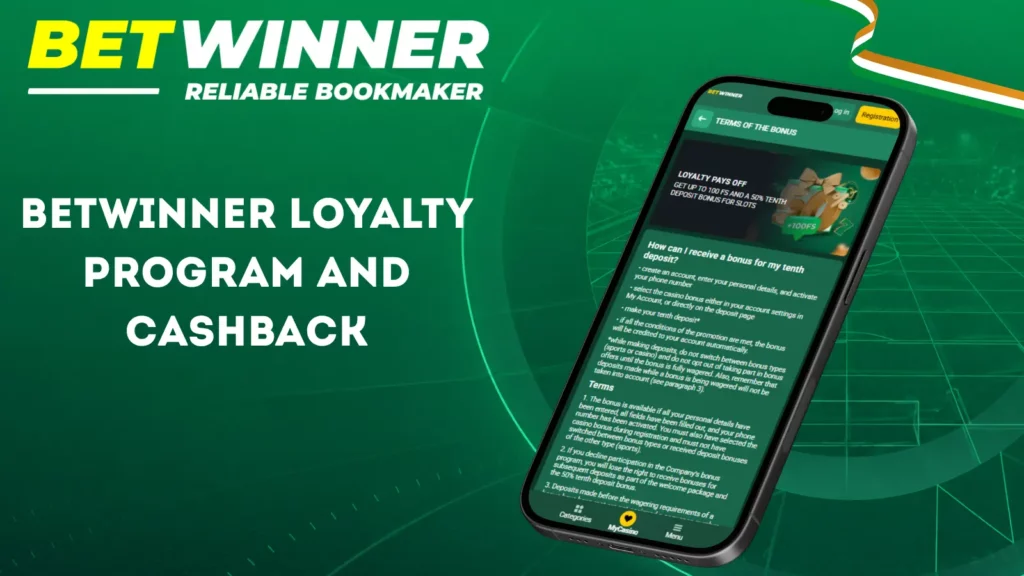 Betwinner Loyalty Program and Cashback