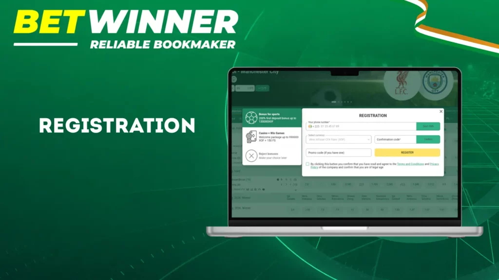 Betwinner Registration