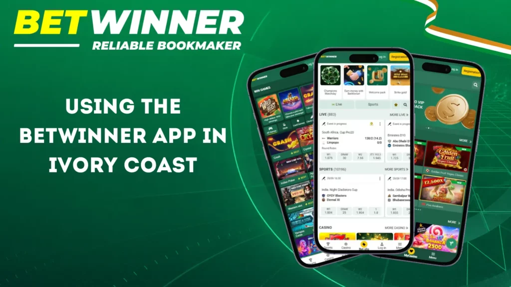 Using the Betwinner App in Ivory Coast
