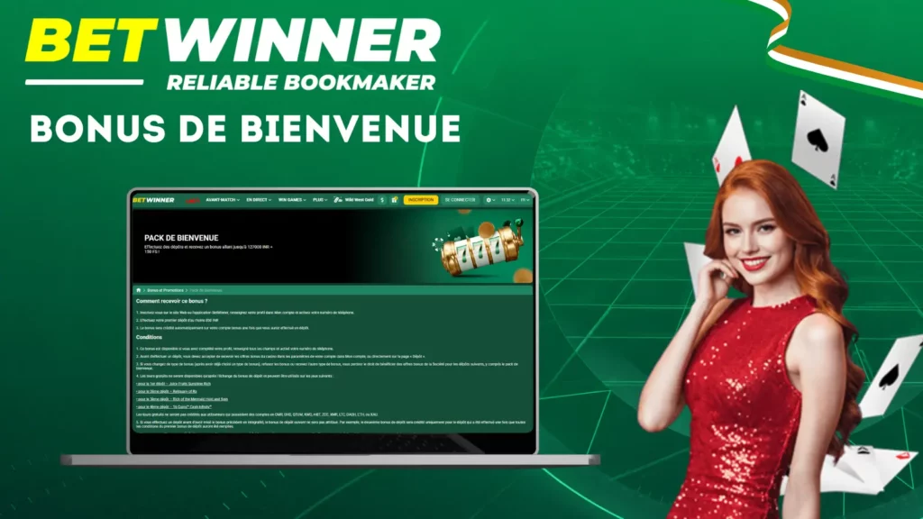 Bonus de bienvenue Betwinner